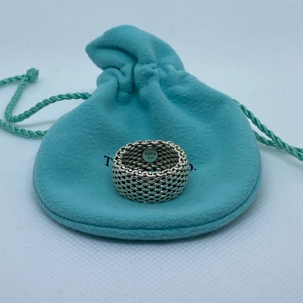 Tiffany & Co. mesh ring